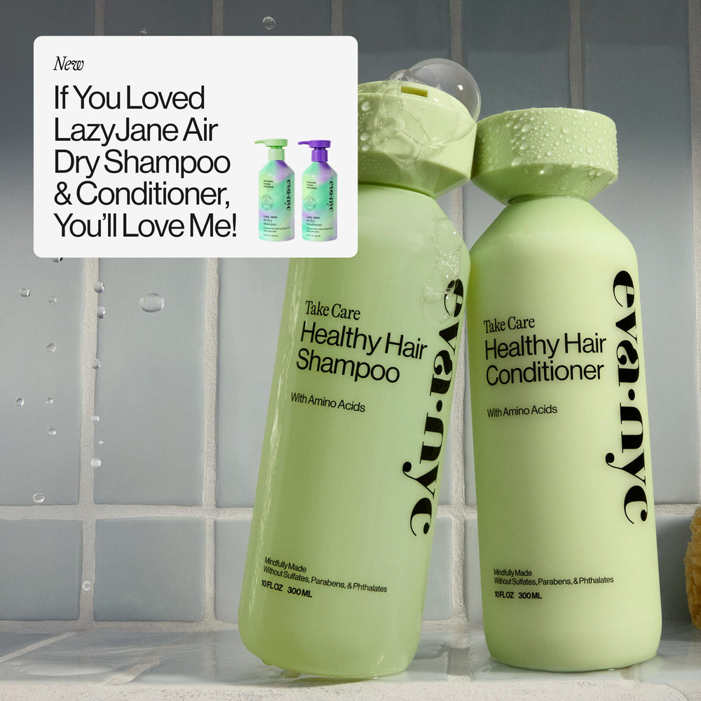 Eva NYC acides aminés améliorent l'hydratation et la brillance des cheveux.