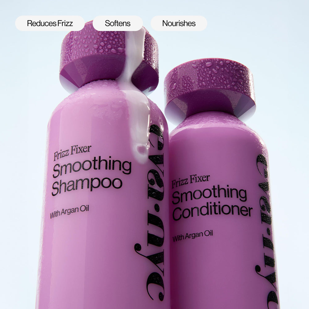 Parfum vanille chaude du shampoing Eva NYC anti-frisottis, expérience sensorielle agréable.