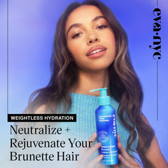 Eva NYC Brass to Sass Brunette – tonique bleu-cheveux: neutralise les reflets indésirables