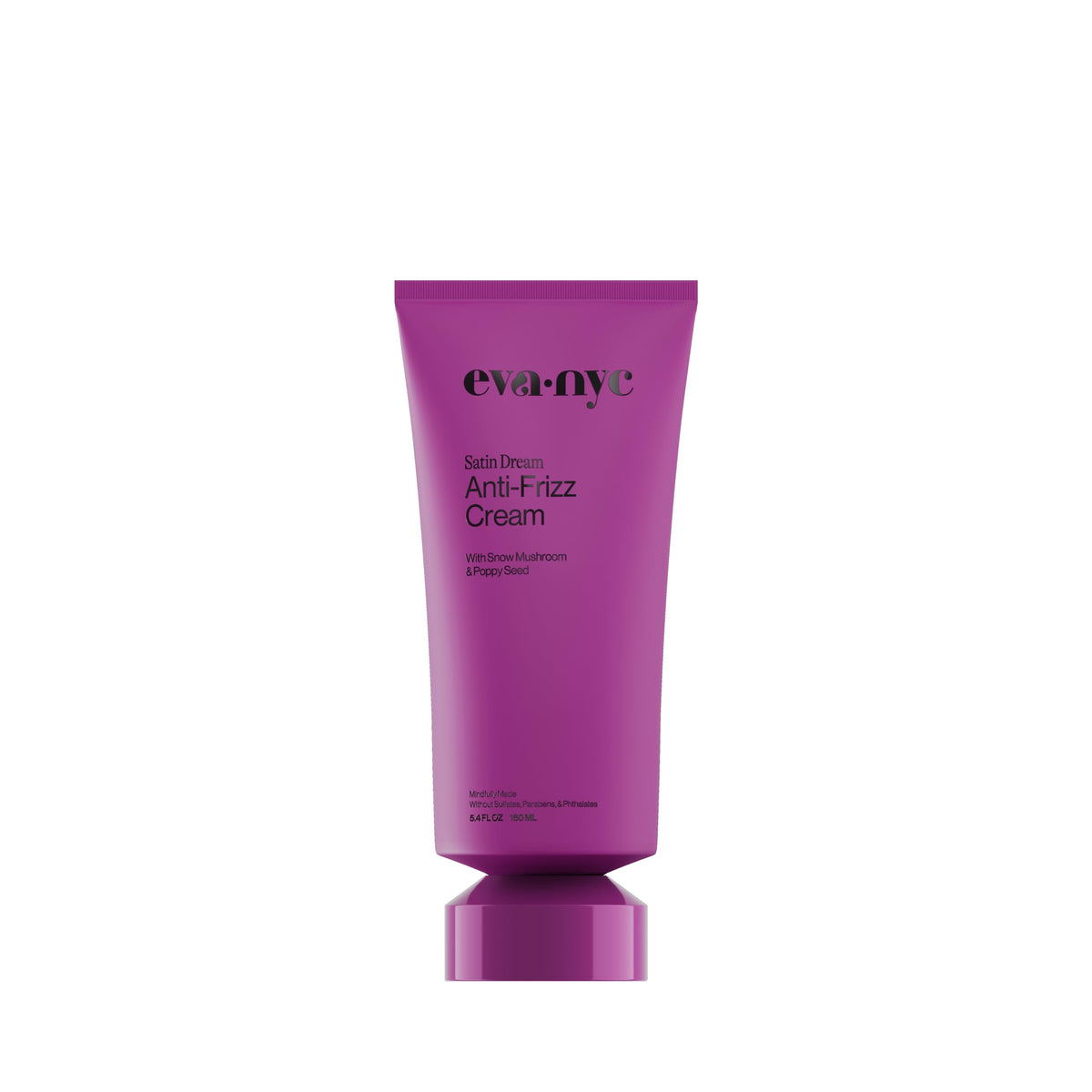 Eva NYC Crème lissante dans sa bouteille pour maîtriser les frisottis.
