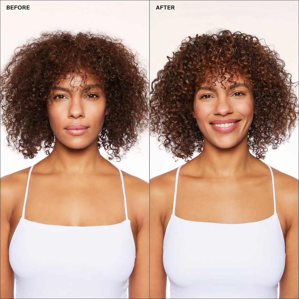 Eva NYC Mane Magic: cheveux après séchage, toucher soyeux et lisses.