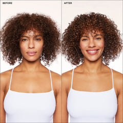 Eva NYC Mane Magic: cheveux après séchage, toucher soyeux et lisses.