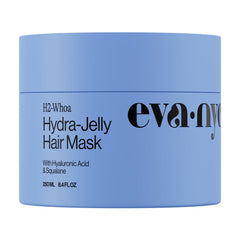 Masque gel hydratant Eva NYC pour cheveux longs, hydratation légère et sans poids.