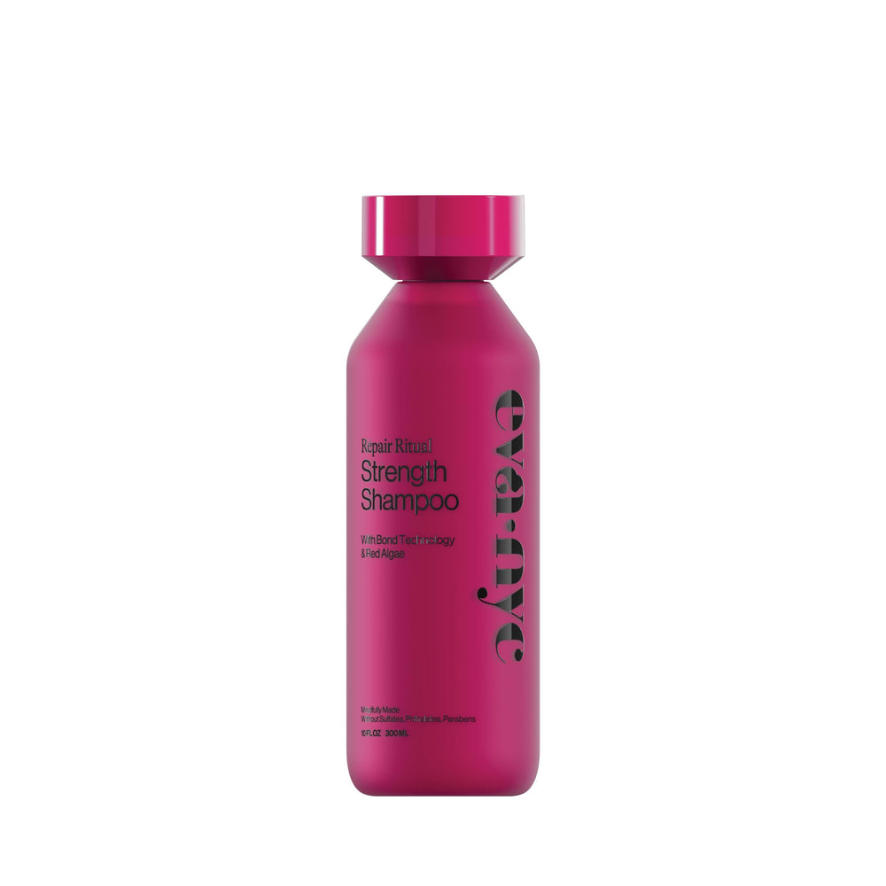 Eva NYC Ritual Repair Shampoo bottle showing bond protection for color-treated hair