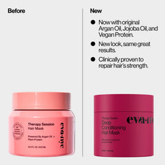 Eva NYC Therapy Session flacon argan et jojoba, parfum vanille chaude.