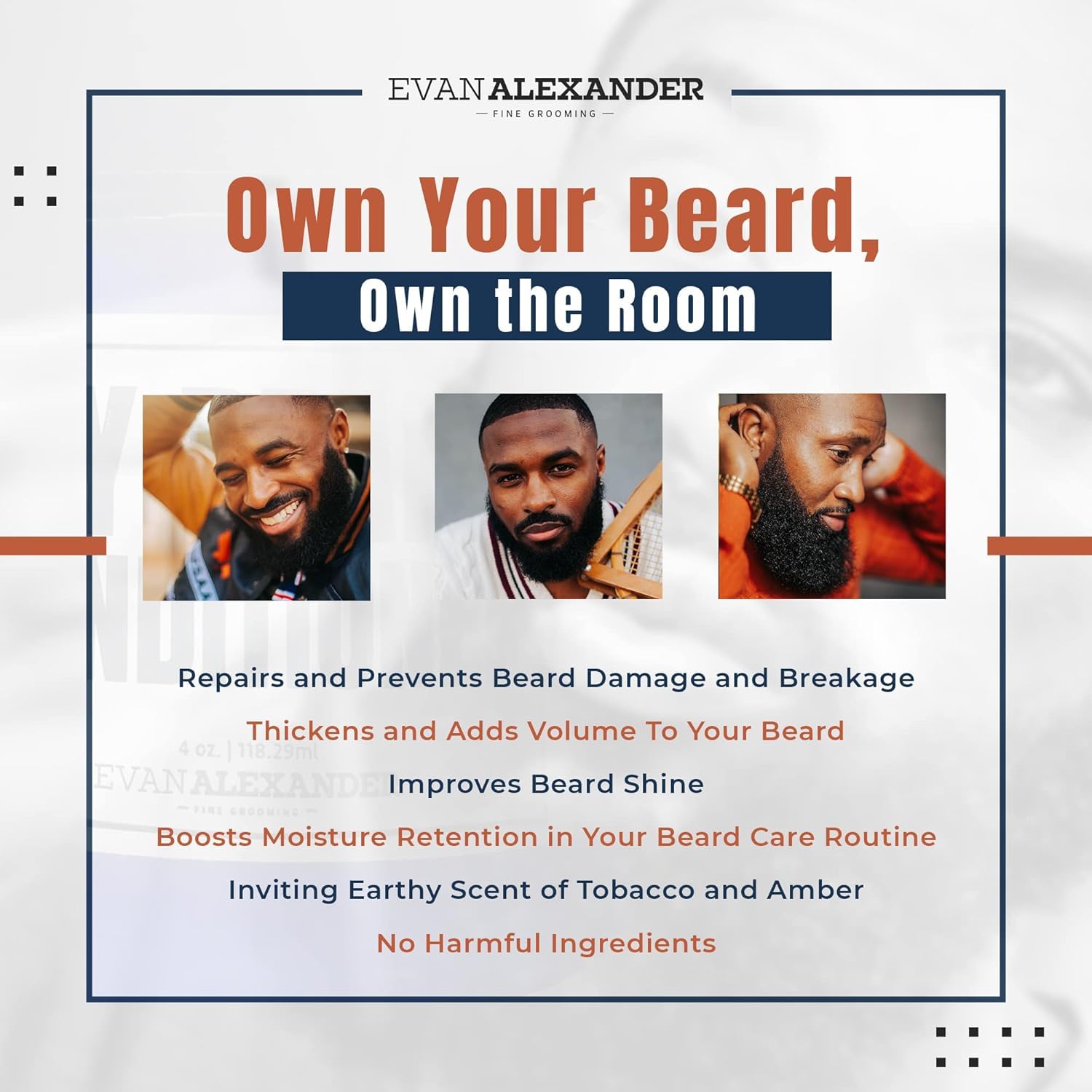 Evan Alexander Fine Grooming – Ingrédients naturels mis en valeur, soin sûr