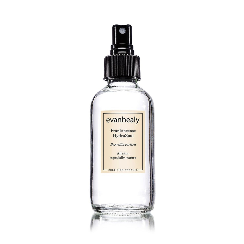 Évanhealy Frankincense Hydrolat — bouteille prête à hydrater et apaiser la peau.