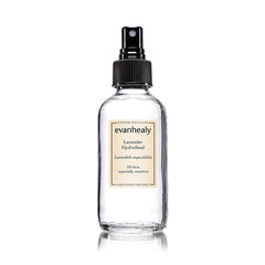 Evanhealy Lavande Hydrosol, bouteille cuivre en gros plan, apaisement et hydratation.