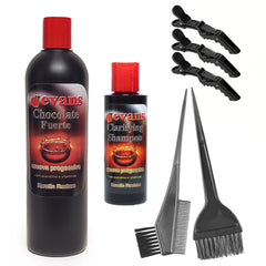 Shampooing clarifiant Evans: prépare le cuir chevelu et élimine les résidus.