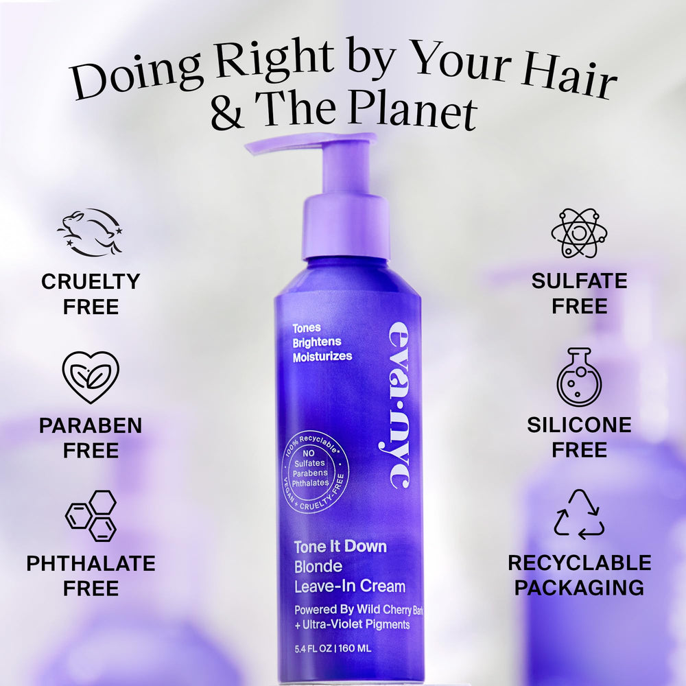 EVANYC formule vegan sans silicone ni sulfates pour une routine responsable.