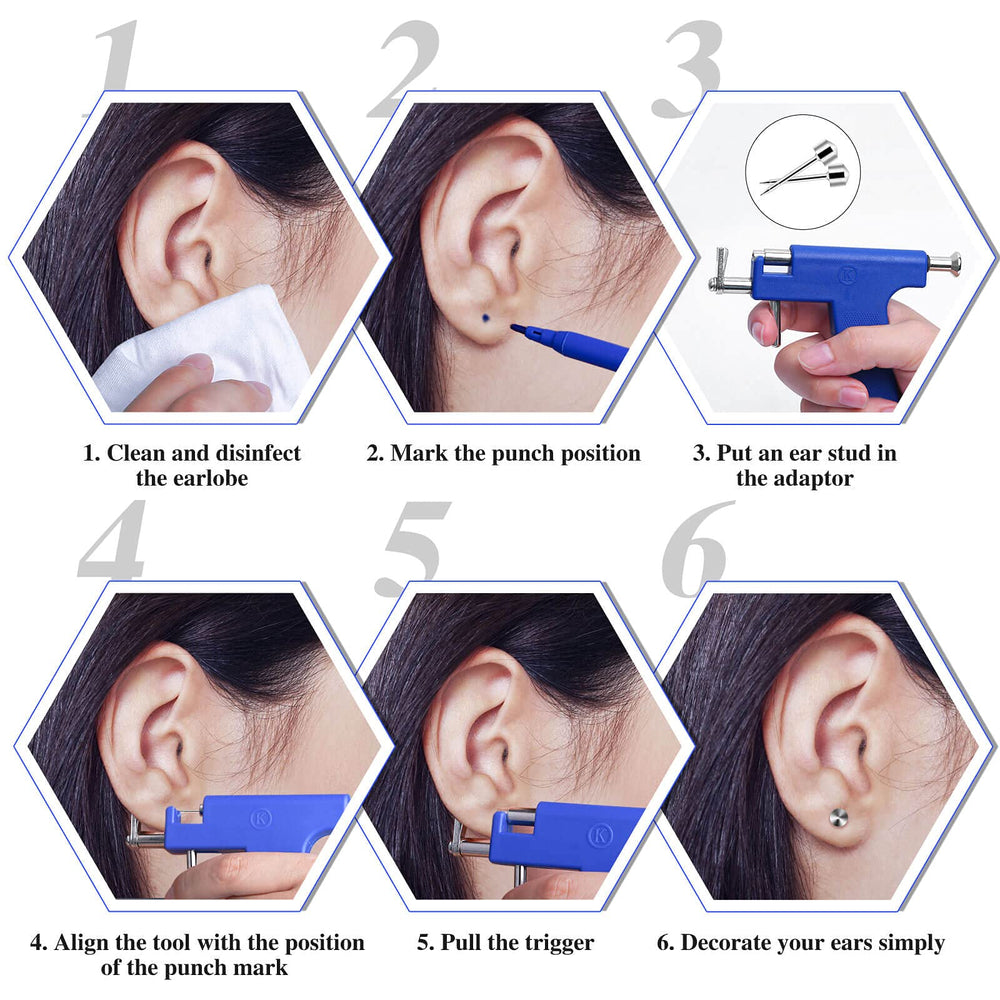 Evatage cartilage and helix piercing parts designed for versatility