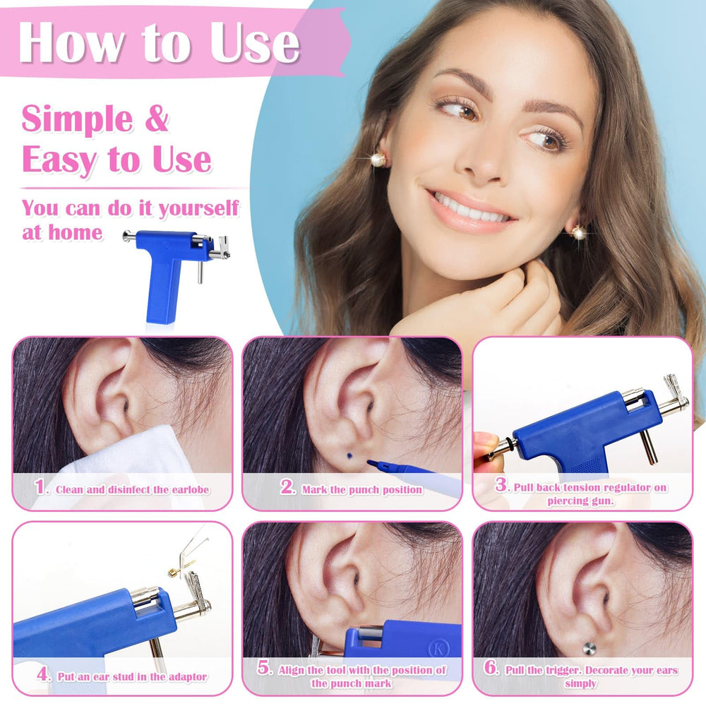 Miroir rond Evatage pour vérifier l’alignement avant le piercing.