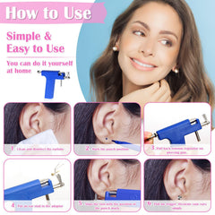 Miroir rond Evatage pour vérifier l’alignement avant le piercing.