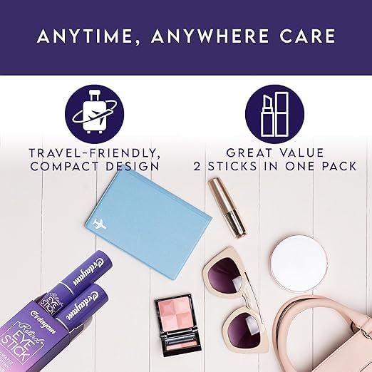 Evdayam bâton yeux portable: pratique pour retouches en voyage.
