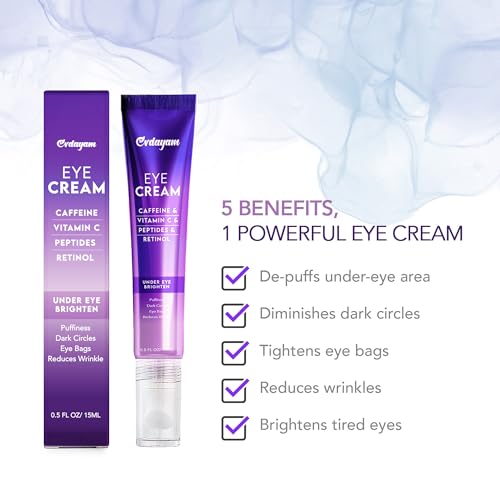 Crème Evdayam yeux application matin et soir pour un soin quotidien.