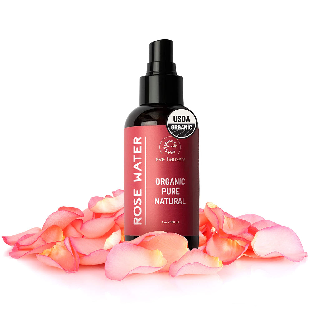Eve Hansen Eau de Rose : brume visage en flacon prête à hydrater et rafraîchir.
