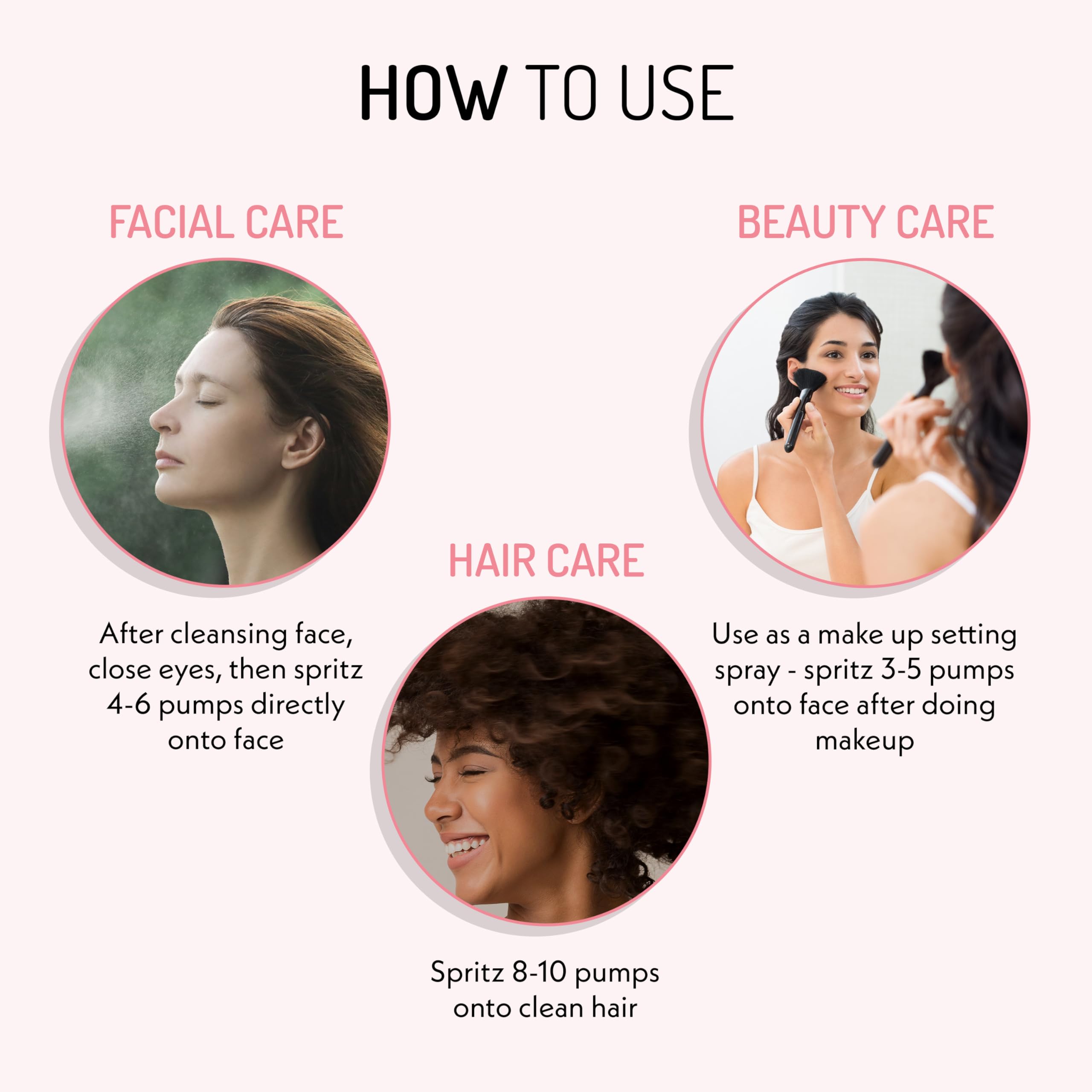 Fabriqué aux États-Unis, sans sulfates et parabènes.