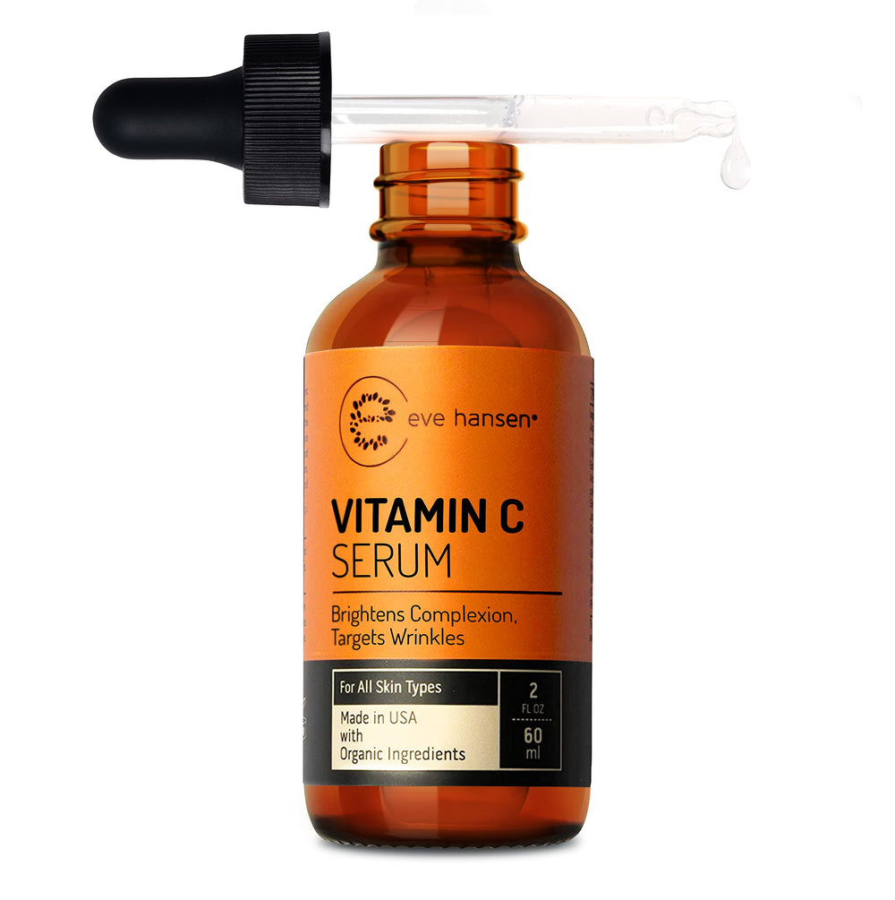 Sérum Eve Hansen Vitamine C: bouteille – hydratation durable pour teint lumineux
