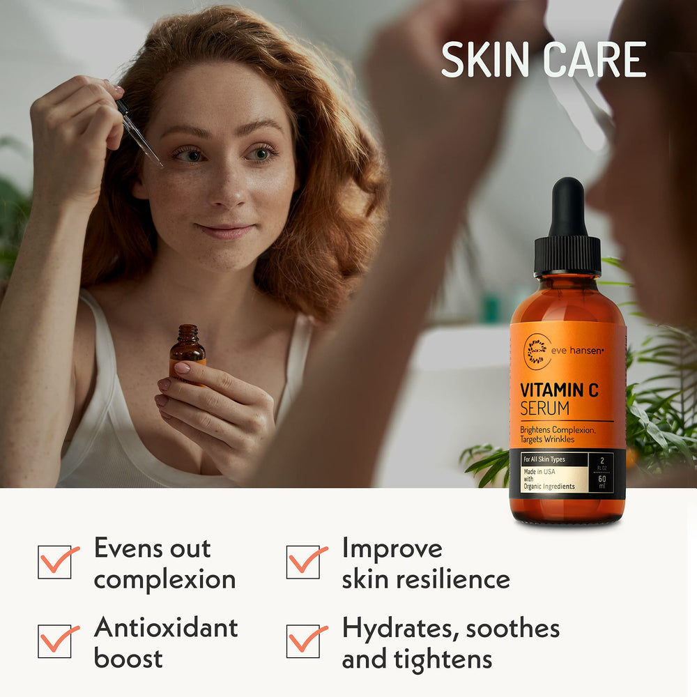 Sérum Eve Hansen Vitamine C: visage lumineux grâce à l’antioxydant et l’hydratation