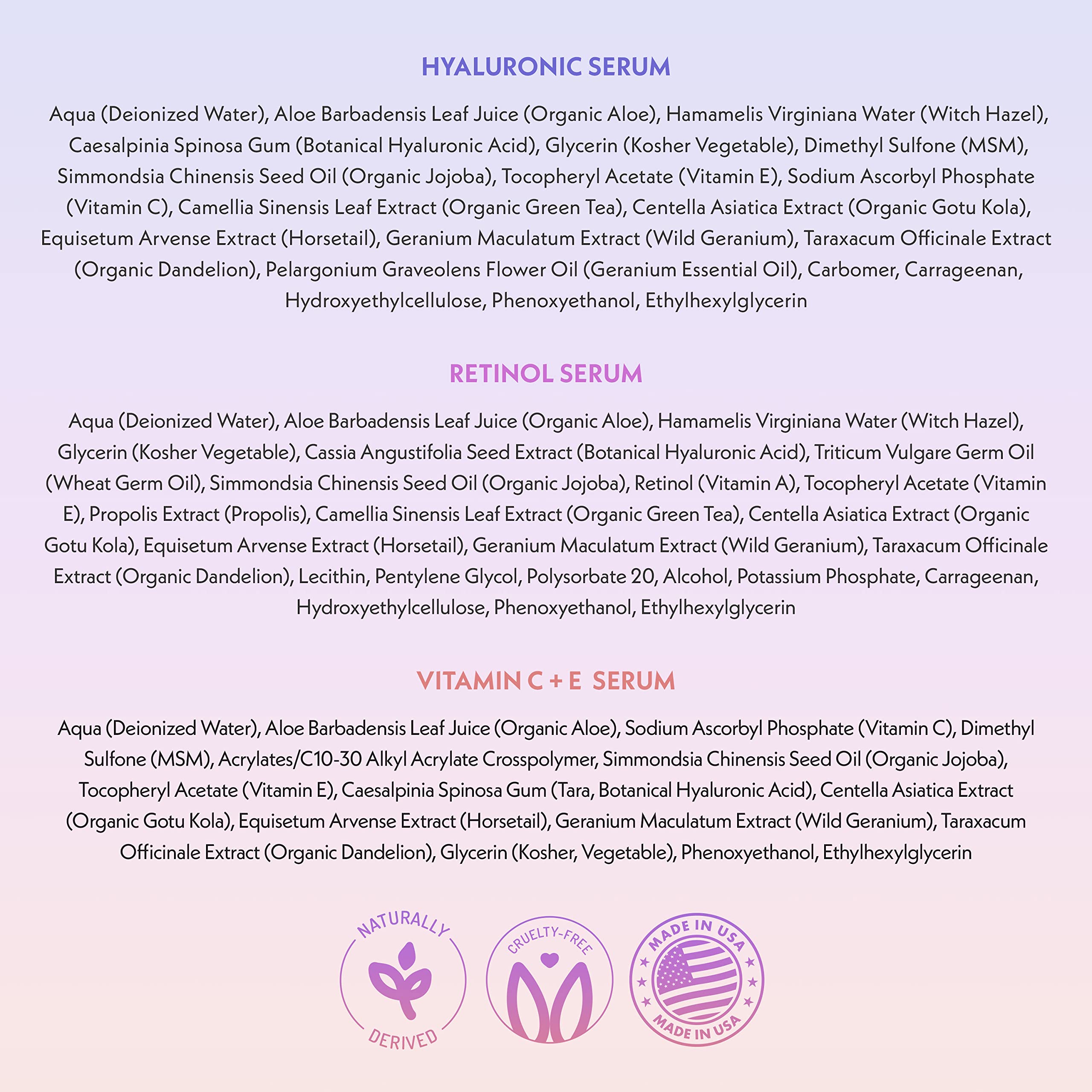 Massage du sérum vitamine C Eve Hansen sur le visage.