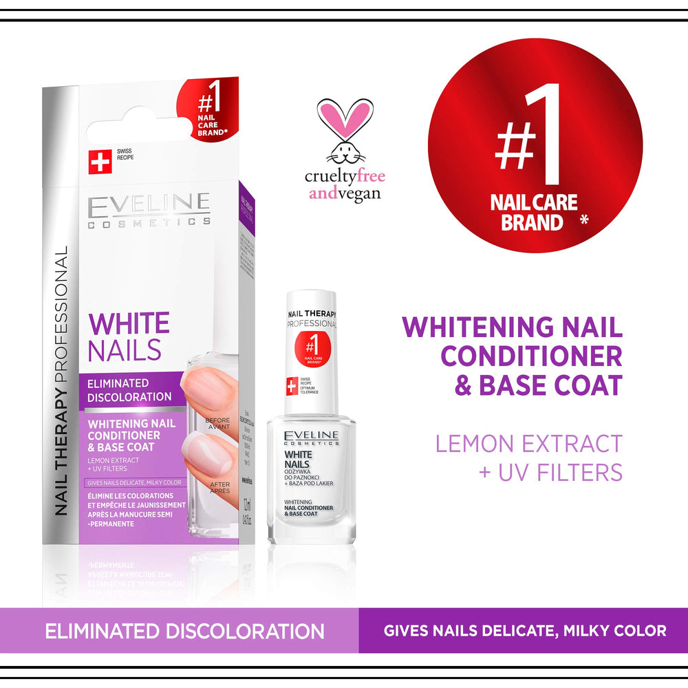 Application du soin E3 en 1 sur les ongles pour uniformiser la couleur