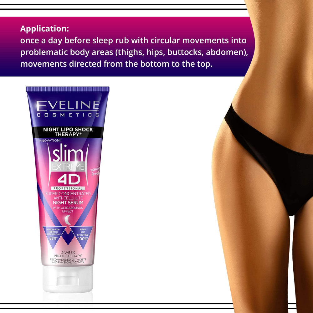 EVELINE COSMETICS Slim Extreme 4D silhouette-tonus aide à retrouver une allure tonique.