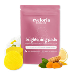 Eveloria tampons éclaircissants - emballage pratique pour un teint uniforme