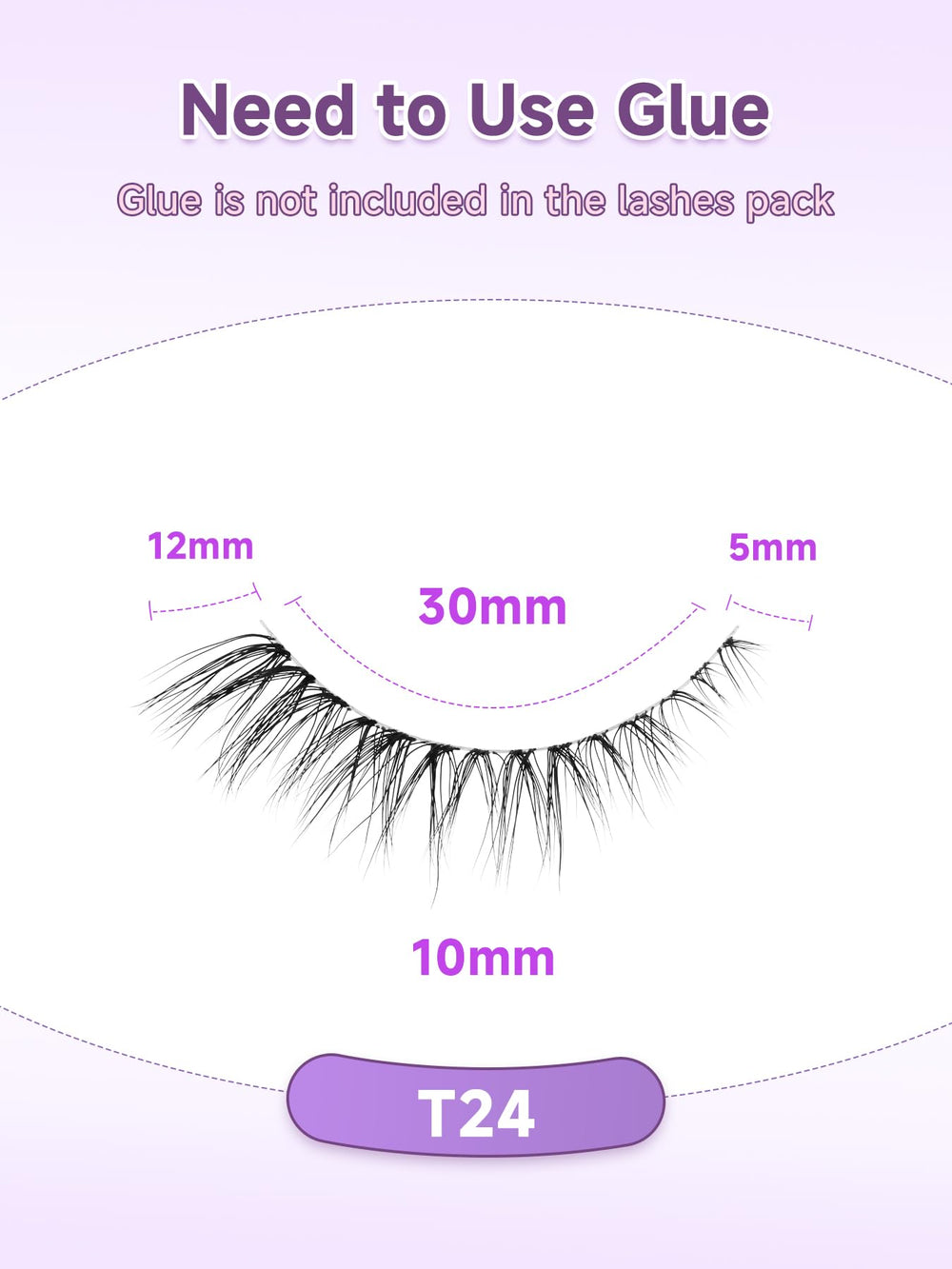 Eventill cils, bande ultra-fine 0,1 mm pour confort toute la journée.