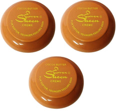 Ever Sheen Crème Beurre de Cacao appliquée sur peau visage et corps.