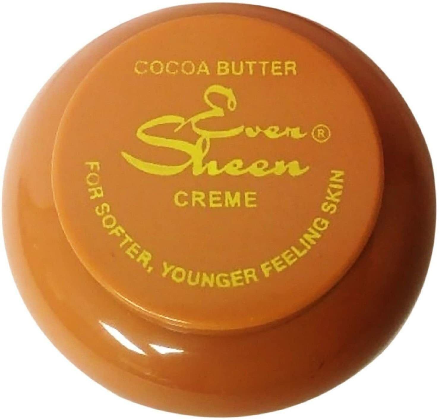 Ever Sheen Crème Beurre de Cacao dans le pot, hydratation durable pour la peau.