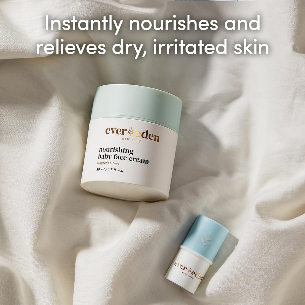 Evereden Baume à Lèvres Bébé, huiles naturelles nourrissantes comme jojoba et tournesol.