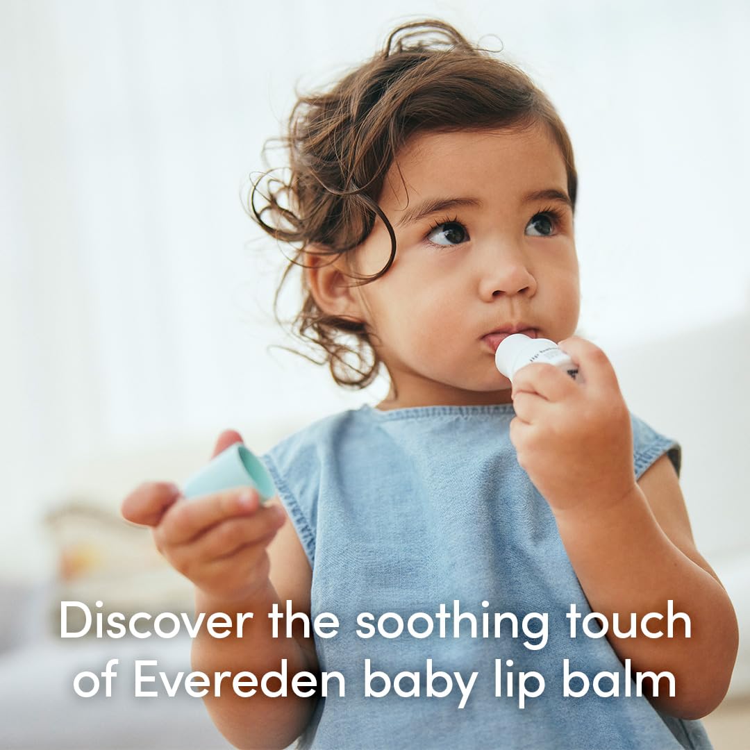 Evereden Baume à Lèvres Bébé, formulation non toxique et sans parfum.