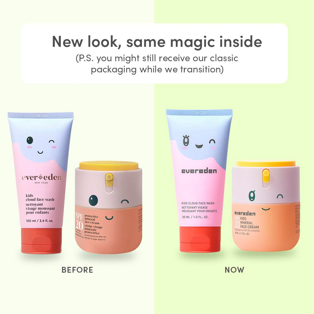 Evereden lavage-visage nuage – arôme tropical sorbet pour éveiller les sens.