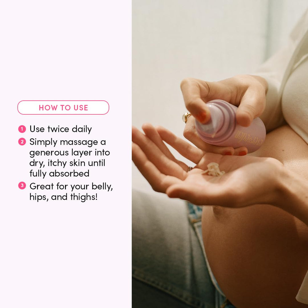 Evereden Crème Nourrissante Vergetures: usage quotidien pendant la grossesse.