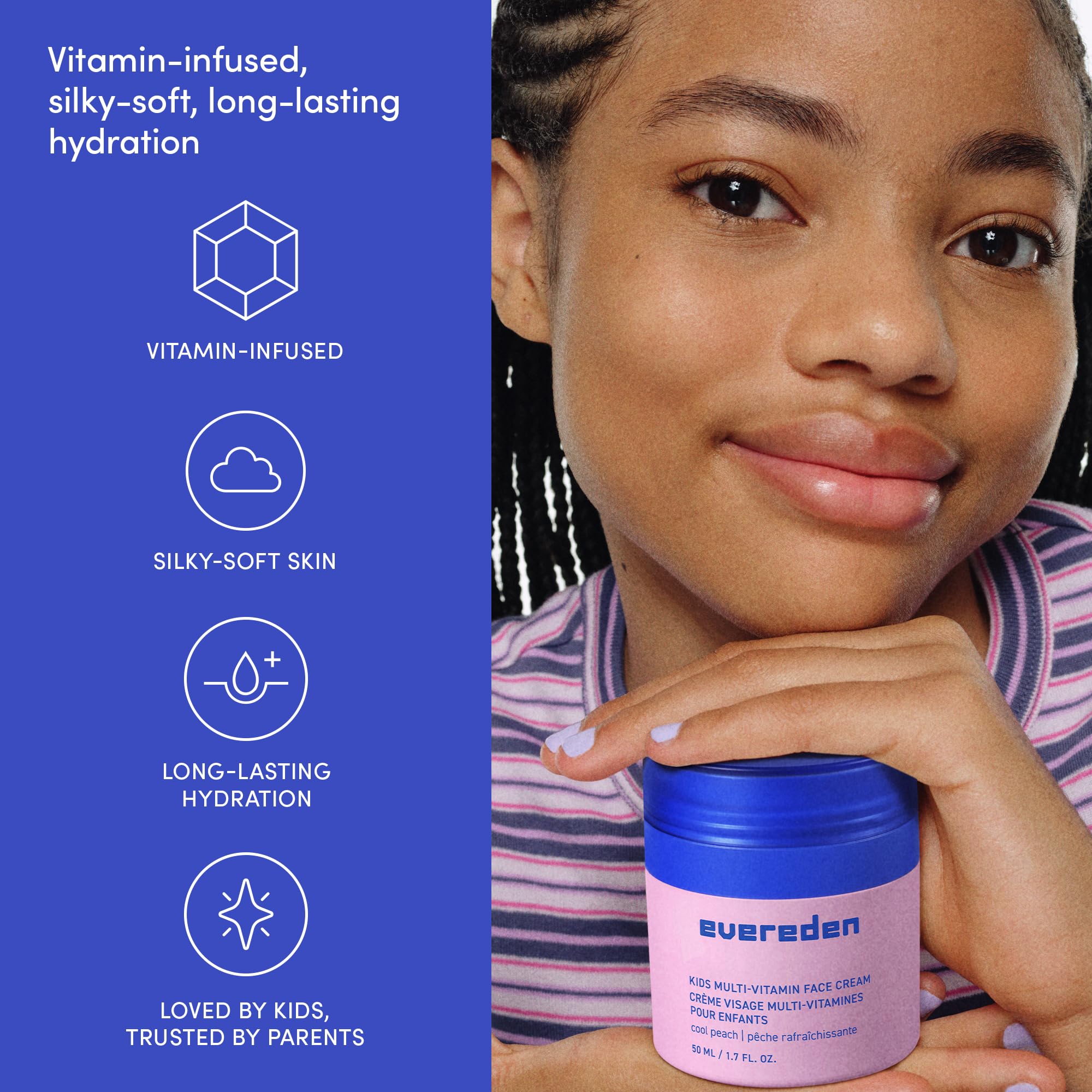 Evereden crème visage enfant, application-quotidienne: usage simple le matin et/ou soir