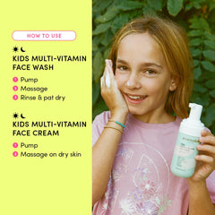 Evereden crème visage pour enfants hydrate et apaise la peau sensible au melon.