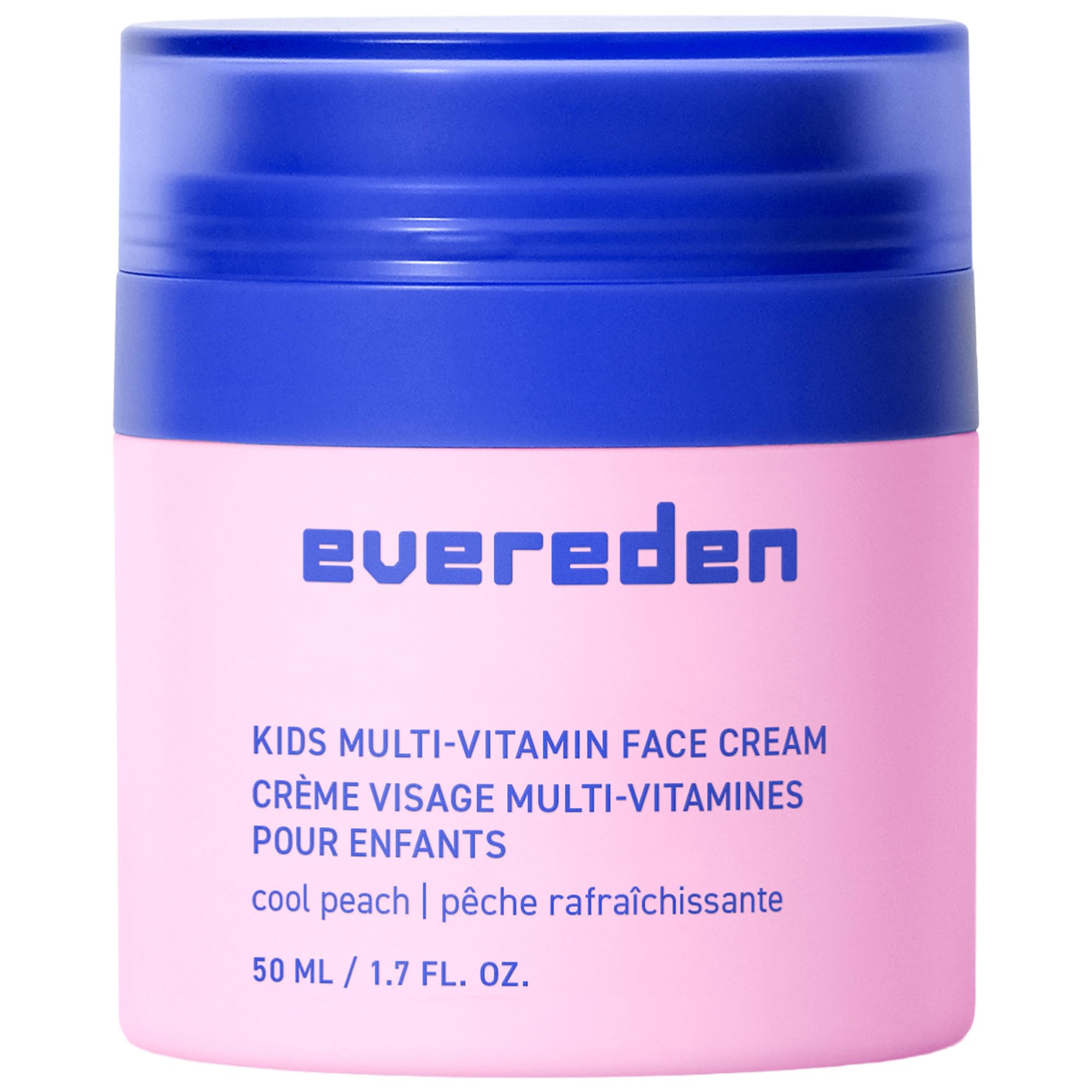 Evereden crème visage enfant, peche-cool-bouteille: soin doux pour peaux sensibles et hydratation