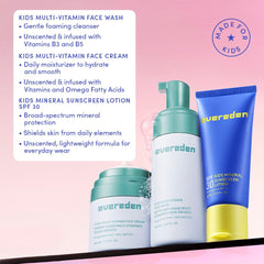 Evereden crème visage sans parfum – hydratation légère pour peau sensible.