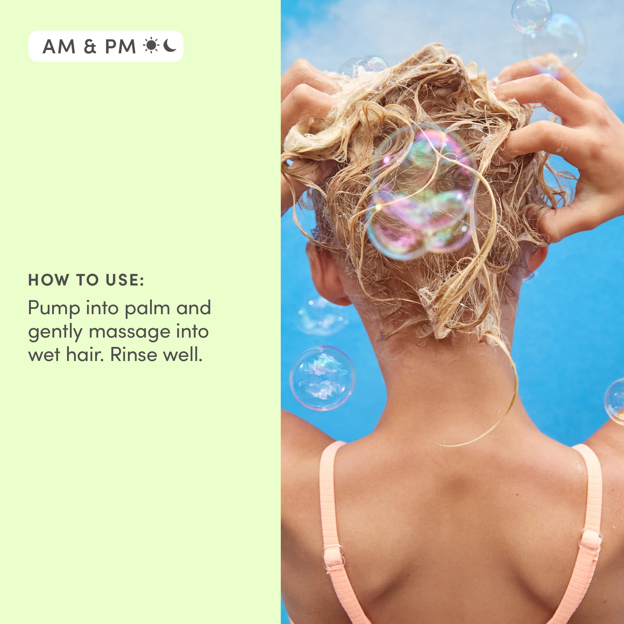 Evereden Kids 2-en-1 Peche Fraiche – parfum agréable rappelant la pêche et le thé.