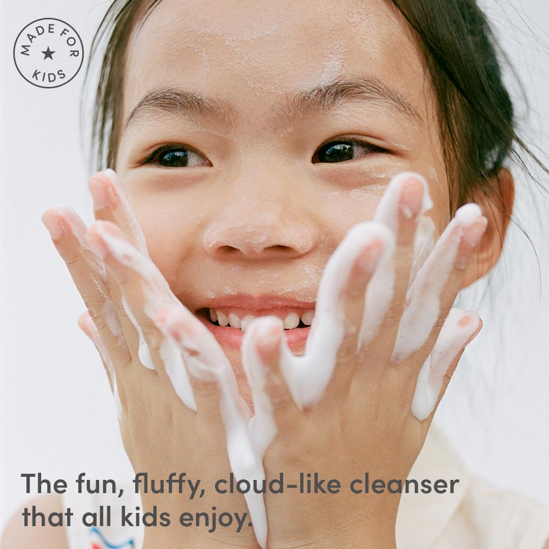 Evereden Kids Cloud Face Wash usage simple, lavage en douceur.