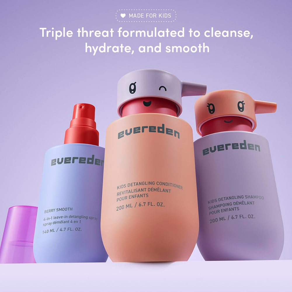 Formule vegan Evereden adaptée à une routine capillaire familiale