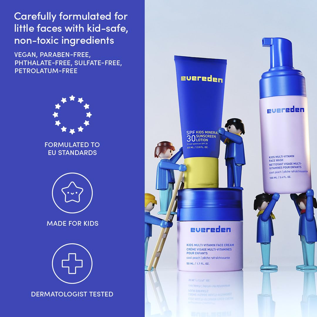 Evereden Kids Dermato-testé Vegan: sécurité pour les peaux sensibles