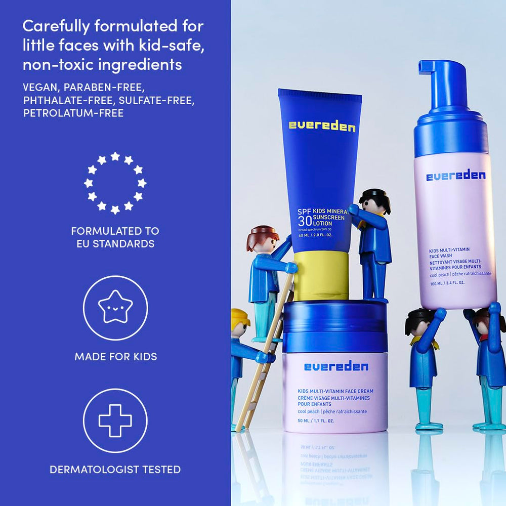 Evereden Kids Dermato-testé Vegan: sécurité pour les peaux sensibles