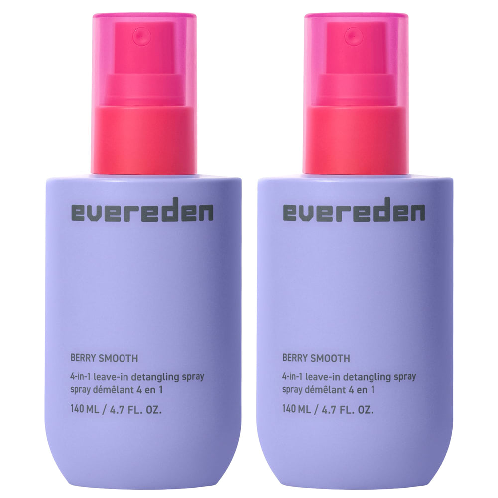 Evereden Detangler Spray: etiquette de la bouteille pour démêler tous types de cheveux en douceur