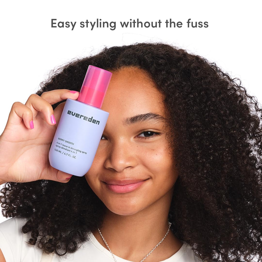 Evereden Detangler Spray: ingrédients naturels et végan adaptés à la peau sensible