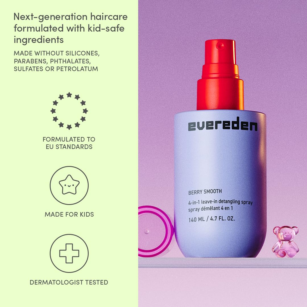 Evereden Detangler Spray: application rapide pour les matins pressés