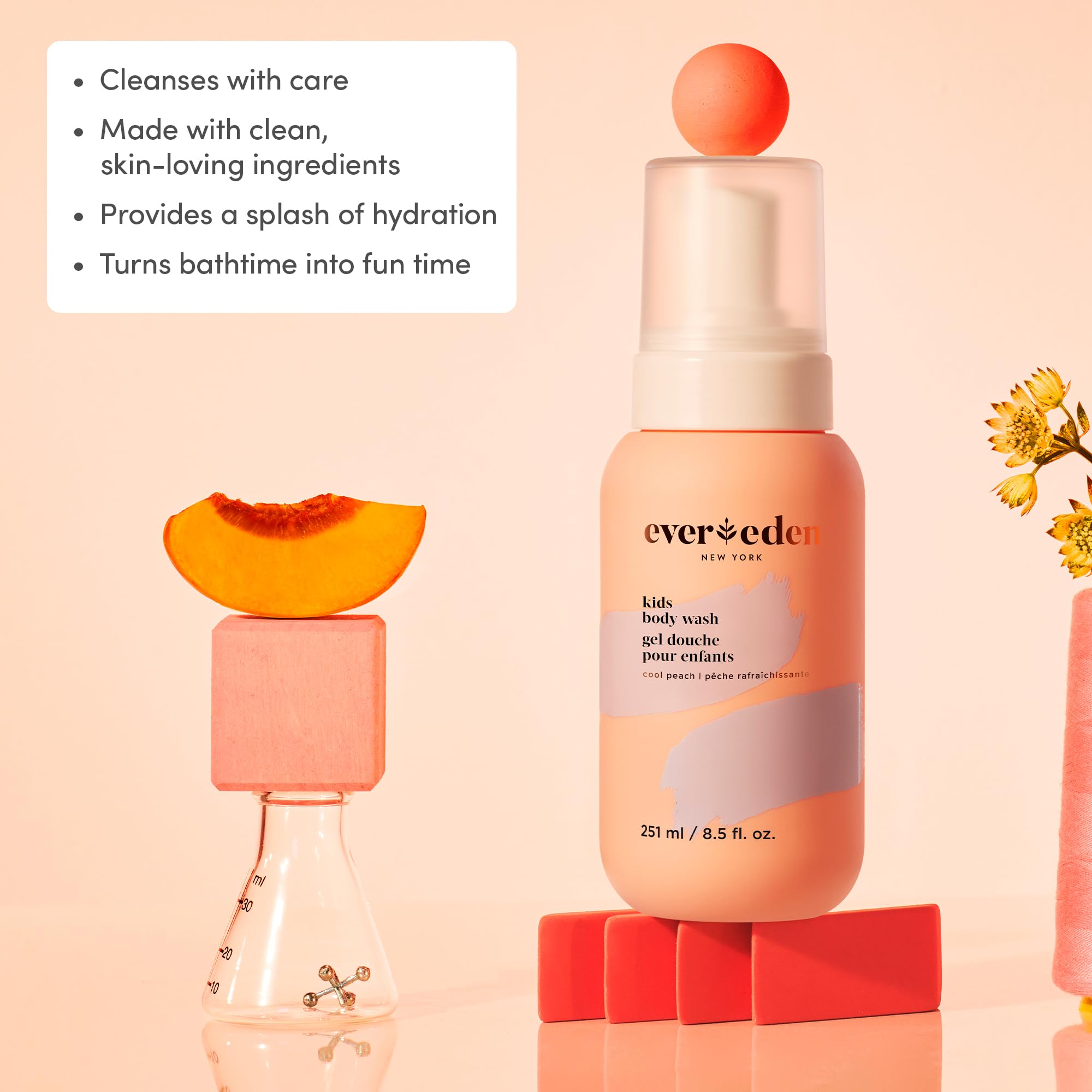 Evereden Mousse Douce: texture légère nettoyante pour enfants