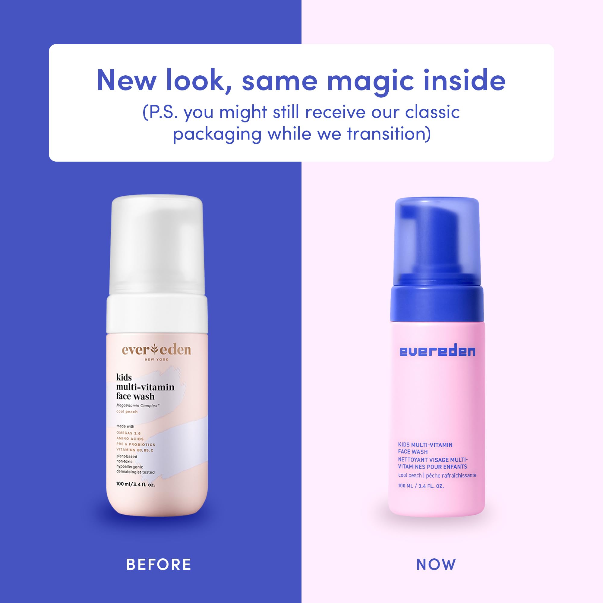 Nettoyant Evereden pour enfants, mousse douce coco — texture légère et agréable