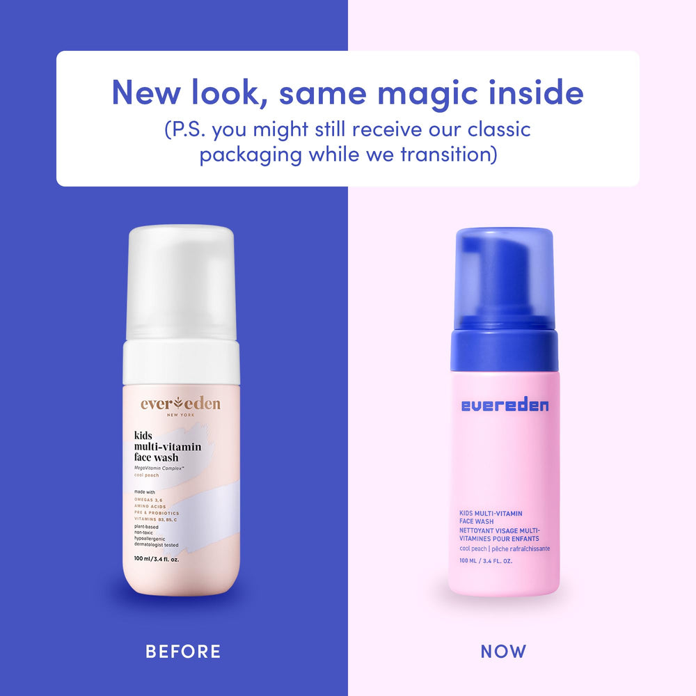 Nettoyant Evereden pour enfants, mousse douce coco — texture légère et agréable