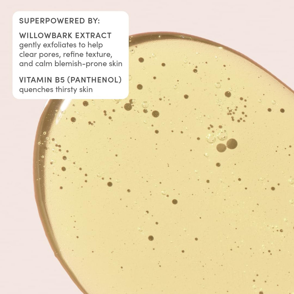 Evereden Steer Clear Jelly Cleanser with green tea and chamomile ingredients icons.